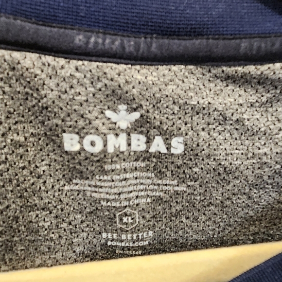 BOMBAS Navy Blue 100% cotton Pullover Crew Neck sweater size XL - Picture 7 of 9